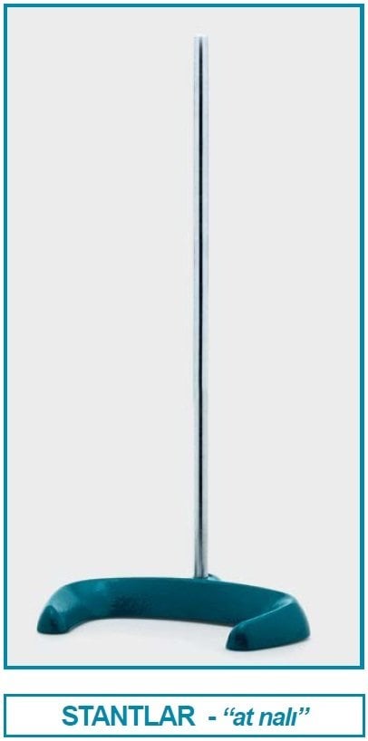 İSOLAB 049.09.250 laboratuar standı - at nalı - orta boy (1 adet)