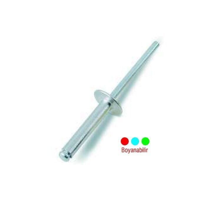 Alüminyum Pop Perçin Bombe Kafa 3x6 mm 50 ADET