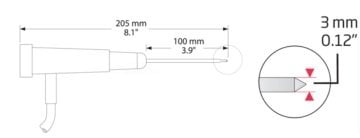 HANNA HI768P Genel Amaçlı Penetrasyon Pt100 Prob