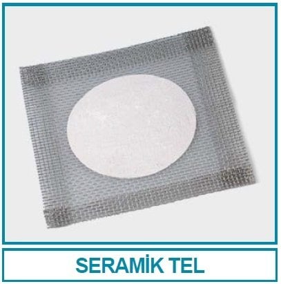İSOLAB 050.06.001 seramik tel - 160 x 160 mm (1 adet)