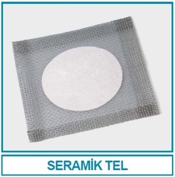 İSOLAB 050.06.001 seramik tel - 160 x 160 mm (1 adet)