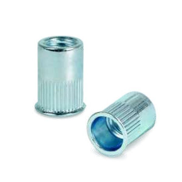 Silindir Sıfır Kafa Paslanmaz Çelik Somun Perçin M6 metrik 6 - 500 adet