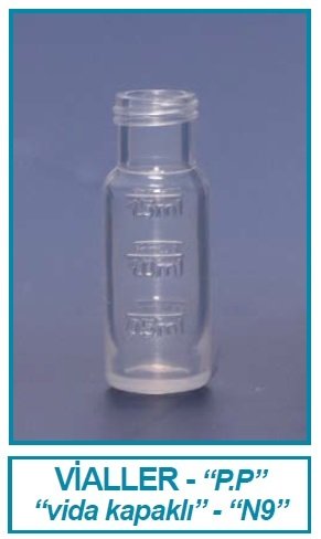 İSOLAB 095.11.001 vial - vida kapak - polipropilen - N9 - 1.5 ml - 11.6x32 mm - şeffaf (100 adet)