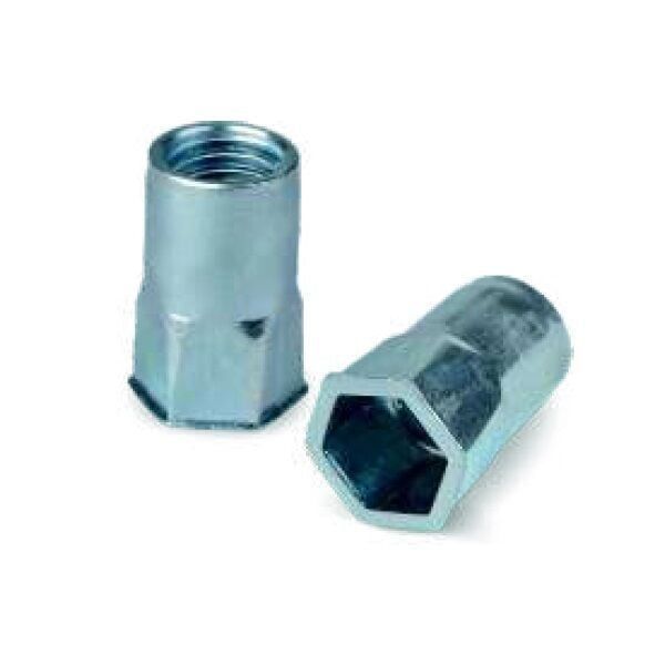 Yarım Altıköşe Sıfır Kafa Çelik Somun Perçin M4 metrik 4 - 500 adet