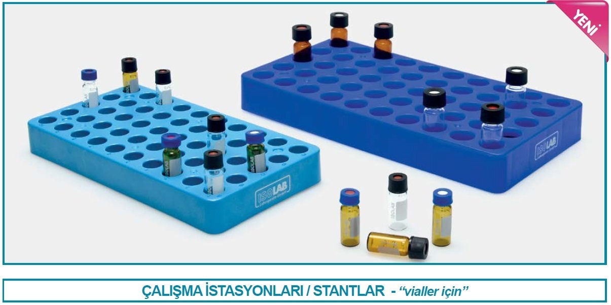 İSOLAB 095.95.001 stant - vialler için - 11.60 mm delik çapı (1 adet)