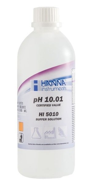 HANNA HI5010 pH 10.01 -  25oC Technical Calibration Buffer, 500 mL