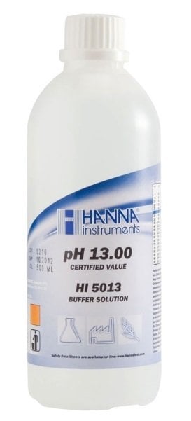 HANNA HI5013 pH 13.00 -  25oC Technical Calibration Buffer, 500 mL