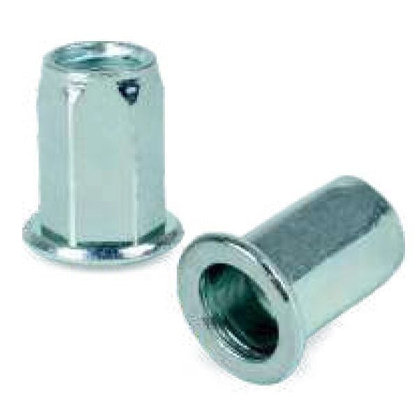 Altıköşe Şapkalı Flanş Kafa Çelik Somun Perçin M5 metrik 5 - 500 adet