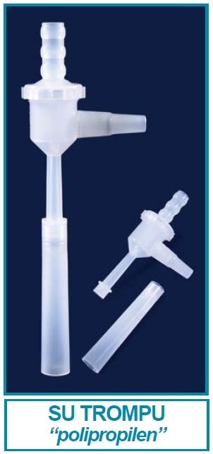 İSOLAB 040.10.001 su pompası - polipropilen (1 adet)