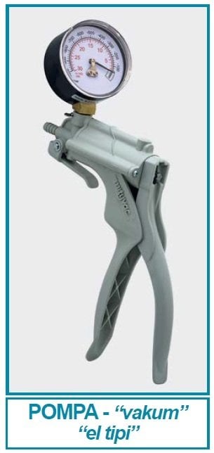 İSOLAB 040.10.015 vakum pompası - manuel (1 adet)