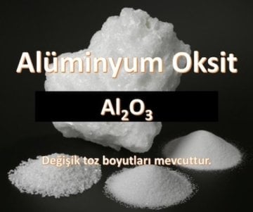 Alüminyum Oksit F400 - Al2O3 - 17.3 mikron 1 kg