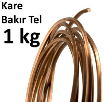 1.7 mm Kare Bakır Tel 1 KG