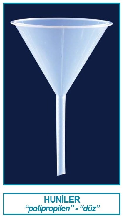 İSOLAB 041.02.120 huni - P.P - genel amaçlı - çap 120 mm (1 adet)