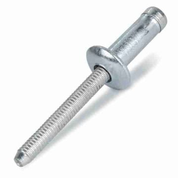 Çelik Hemlock Kilitli Ağır Hizmet Perçini 6.4x18.5 mm - 250 adet