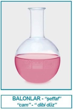 İSOLAB 029.01.901 balon - cam - dibi düz - 1000 ml (10 adet)