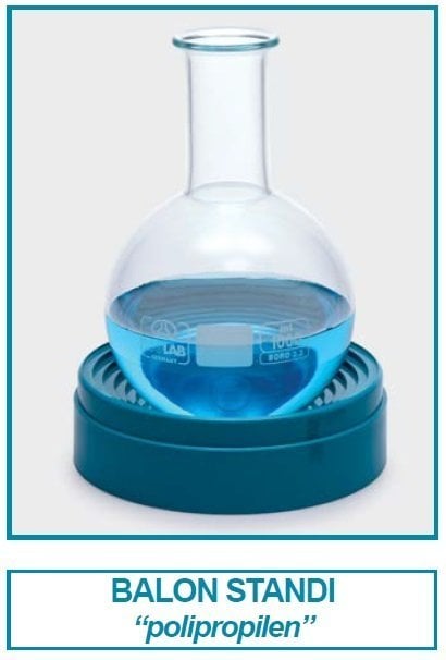 İSOLAB 029.14.902 balon standı - polipropilen (1 adet)