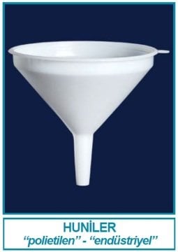 İSOLAB 041.02.250 huni - endüstriyel - P.P - 250 mm (1 adet)