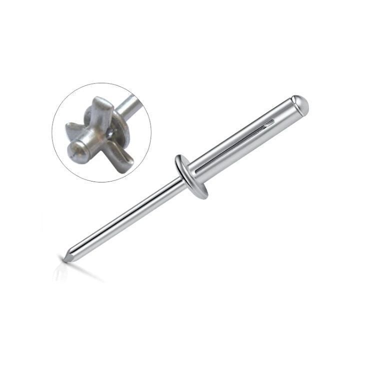 Alüminyum Bulb Yarıklı Perçin Çatı için 4x24 mm - 500 adet