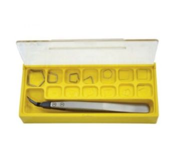 1 mg ile 500 mg arası F1 Sınıfı Kütle Kalibrasyonlu Test Ağırlık Seti - 12 Parça