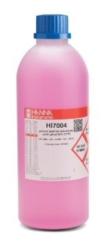 HANNA HI7004C pH 4.01 -  25oC Red Color Calibration Buffer, 500 mL bottle