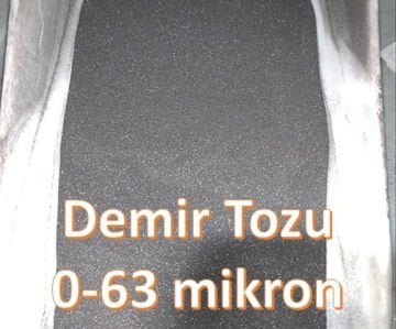 Demir Metal Tozu 0-63 mikron - 100 KG