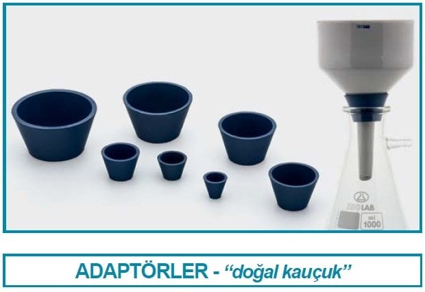 İSOLAB 040.06.001 ''GUKO'' adaptör seti - nuçe erlenleri için (1 set)