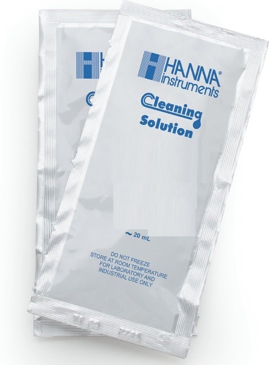HANNA HI700643P Cleaning Solution for Yogurt Deposits (Food Industry), (25) 20 mL sachets