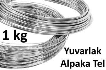 1 mm Yuvarlak Alpaka Tel 1 KG