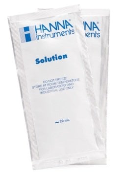HANNA HI70080C 800 mg/L (ppm) TDS value -  25oC, (25) 20 mL sachets with certificate of analysis