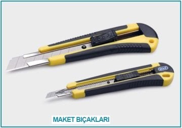İSOLAB 048.06.002 maket bıçağı - 18 mm bıçak ağzı (1 adet)