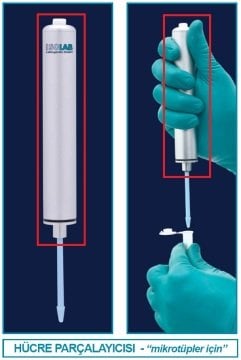 İSOLAB 078.19.001 doku öğütücü - portatif - pilli (1 adet)