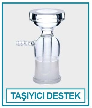 İSOLAB 043.03.004 adaptör - vakum filtre düzeneği için (1 adet)