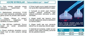 İSOLAB 121.11.023 hücre sıyırıcı - 23 mm (150 adet)