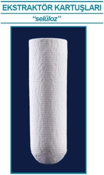 İSOLAB 102.34.120 ekstraktör kartuşu - 34 x 120 mm (25 adet)