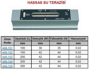Hassas Su Terazisi 250mm