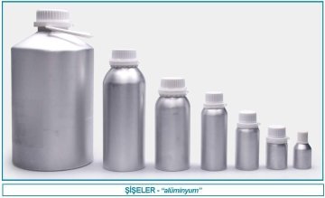 İSOLAB 061.14.901 şişe - vida kapaklı - dar boyun - alüminyum - 1200 ml (10 adet)