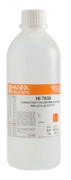 HANNA HI7039L 5000 uS/cm EC value -  25oC, 500 mL bottle