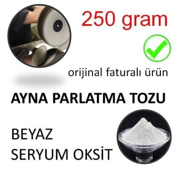 Ayna Parlatma Tozu Beyaz Seryum Oksit - 250 GRAM