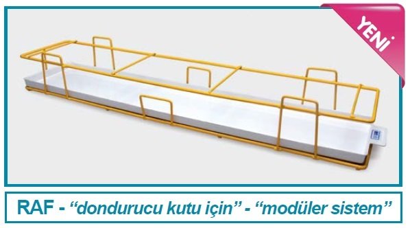 İSOLAB 092.25.002B dondurucu rafı - çelik tel - yatık model - 2 ml cryo kutu için - mavi (1 adet)