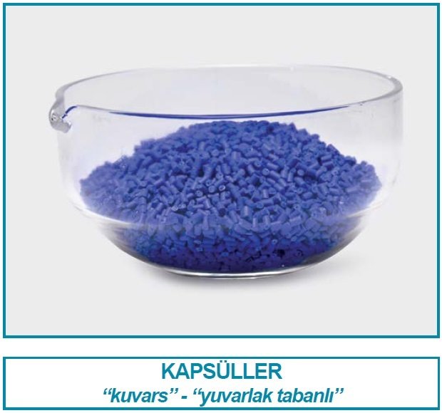 İSOLAB 038.16.060 kapsül - quartz cam - dibi yuvarlak - 60 mm (1 adet)