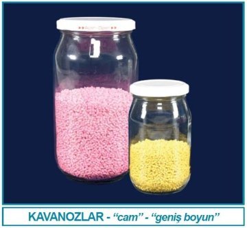 İSOLAB 061.29.040 kavanoz - geniş boyun - nötr cam - şeffaf - 40 ml (10 adet)