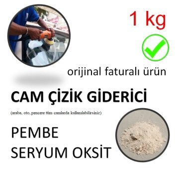 Oto Camı Çizik Giderici Pembe Seryum Oksit 1 kg