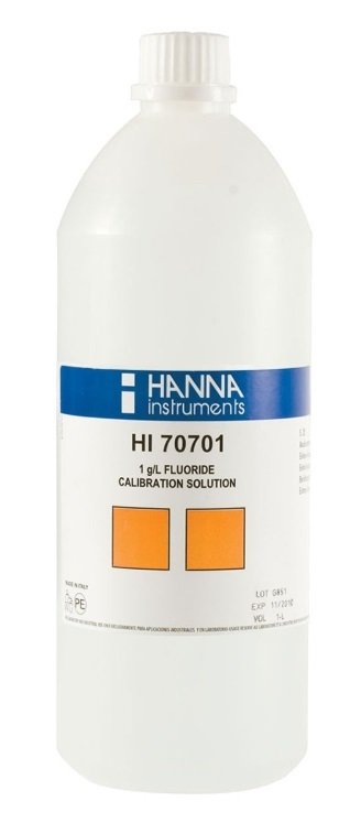 HANNA HI70701/1L Standard Solution at 1 g/L F¯, 1 L bottle