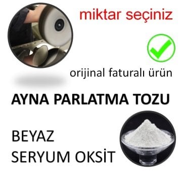 Ayna Parlatma Tozu Beyaz Seryum Oksit