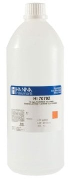 HANNA HI70702/1L Standard Solution at 10 mg/L F¯, 1 L bottle