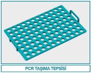 İSOLAB 089.08.001 PCR transfer tepsisi - 114 x 74 x 11 mm (1 adet)