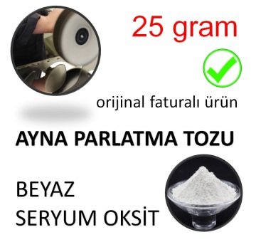 Ayna Parlatma Tozu Beyaz Seryum Oksit 25 gram