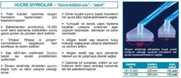 İSOLAB 121.11.023 hücre sıyırıcı - 23 mm (150 adet)