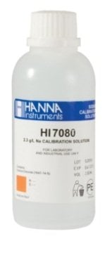 HANNA HI7080M 2.3 g/L Sodium Standard Solution, 230 mL