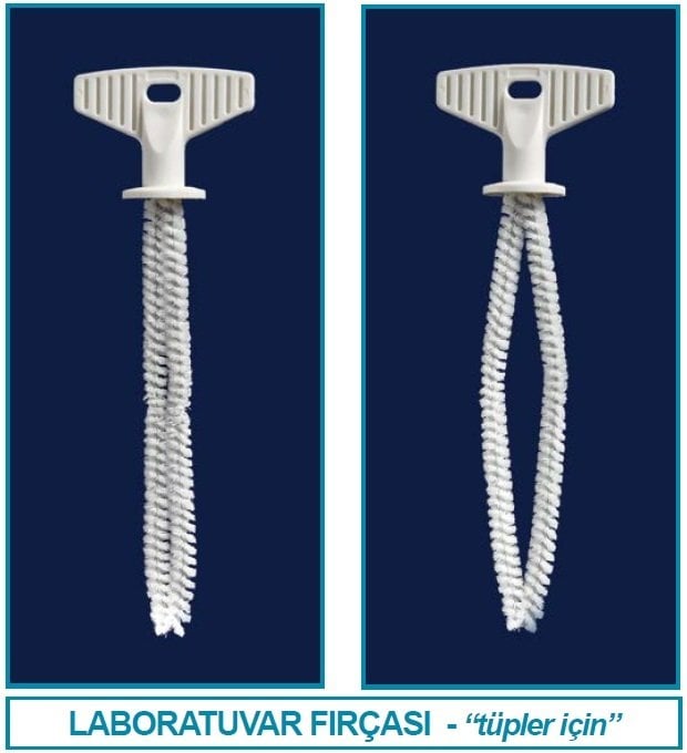 İSOLAB 071.05.004 fırça - emici olmayan - tüp için (1 adet)